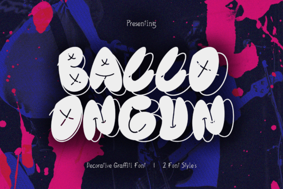 Balloongun: A Playful Display Font for Editorial Design