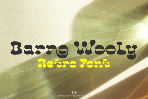 Barno Wooly: A Groovy Display Typeface for Authentic Branding Work