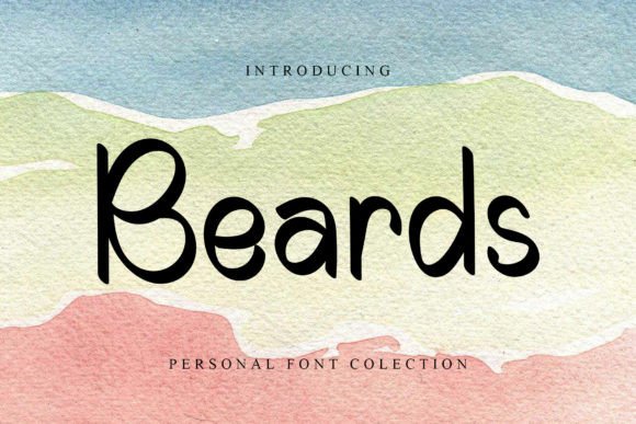 Beards: A Handwritten Display Font for Modern Marketing