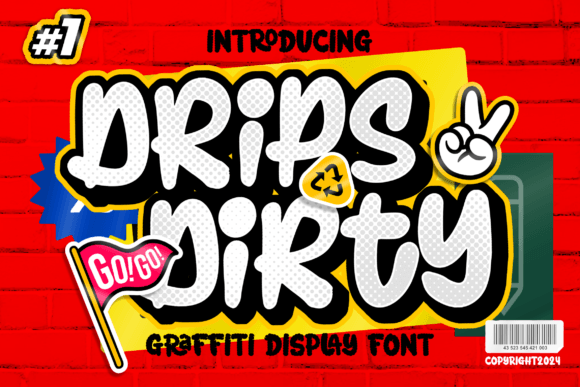 Drips Dirty Font: Street Art Grit for Modern Web Layouts