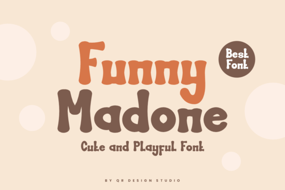 Funny Madone Font: A Playful Typeface for Editorial Charm