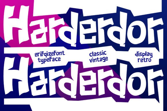 Harderdor: A Display Font Built for Editorial Presence