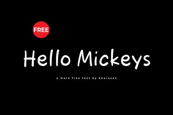 Hello Mickeys: A Handwritten Font That Brings Warmth to Editorial Design