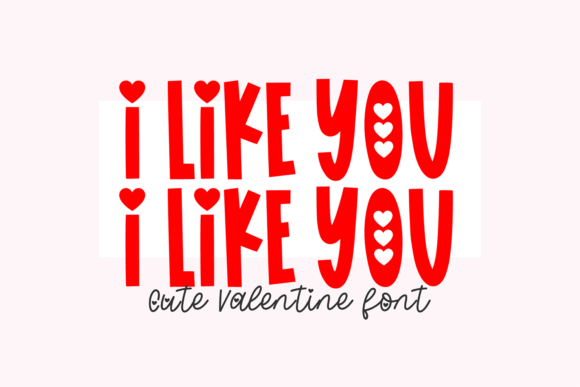 I Like You Font: Playful Typeface for Small Business Branding