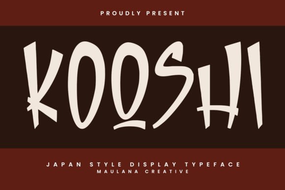 Kooshi: A Decorative Display Font for Web Designers