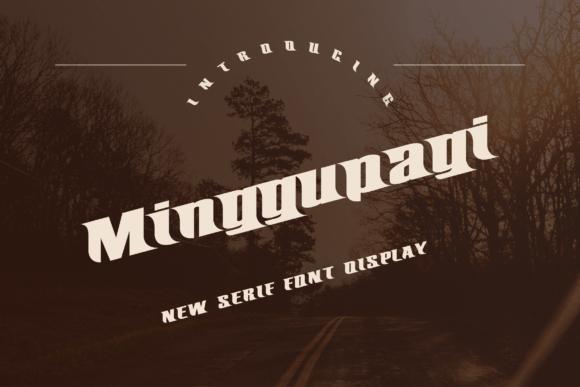 Minggupagi: A Playful Display Font for Editorial Design and Content Branding