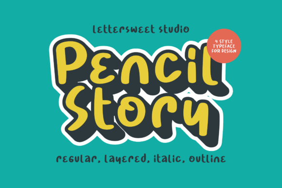 Pencil Story: A Display Font for Editorial Charm