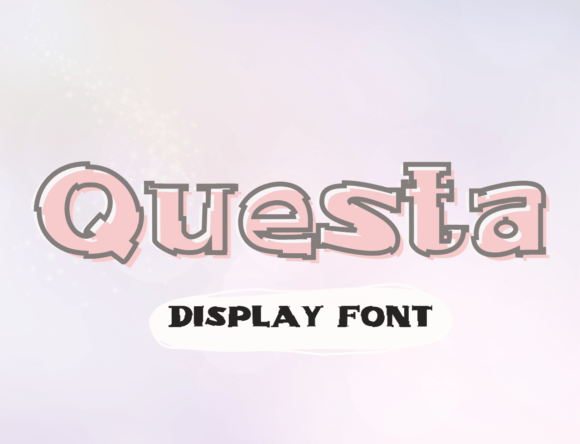 Questa: A Display Font with Editorial Soul
