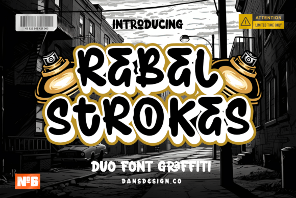 Rebel Strokes: A Display Font Built for Bold Web Identities