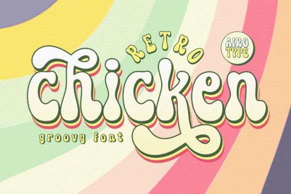 Retro Chicken Font: A Playful Typeface for Vintage Branding
