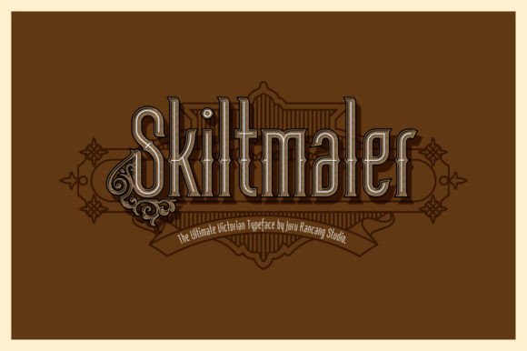 Skiltmaler: A Victorian Display Font for Modern Web Design