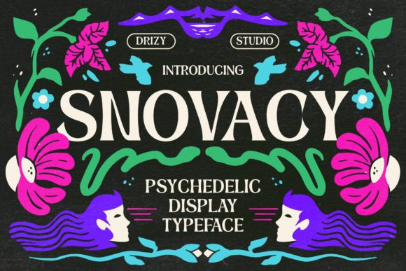 Snovacy: A Display Font That Elevates Campaign Creative