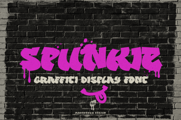Spunkie Font Brings Street Energy to Web Design Layouts