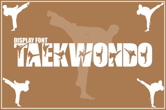 Taekwondo: A Display Font with Editorial Character