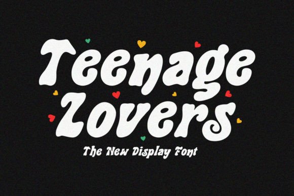 Teenage Lovers: A Handwritten Display Font for Editorial Mood