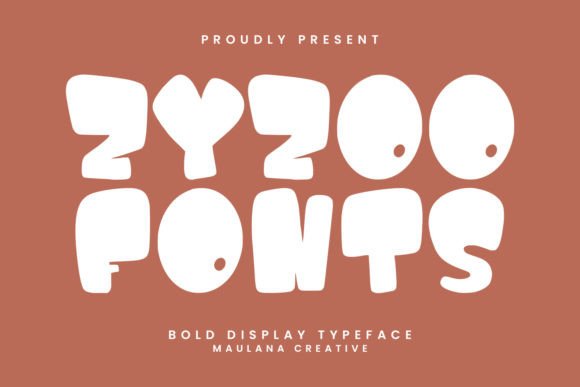 Zyzoo: A Cheerful Display Font for Handmade Products and Printables